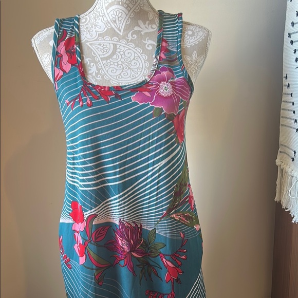 24seven Comfort Apparel Floral Dress - Picture 1 of 6
